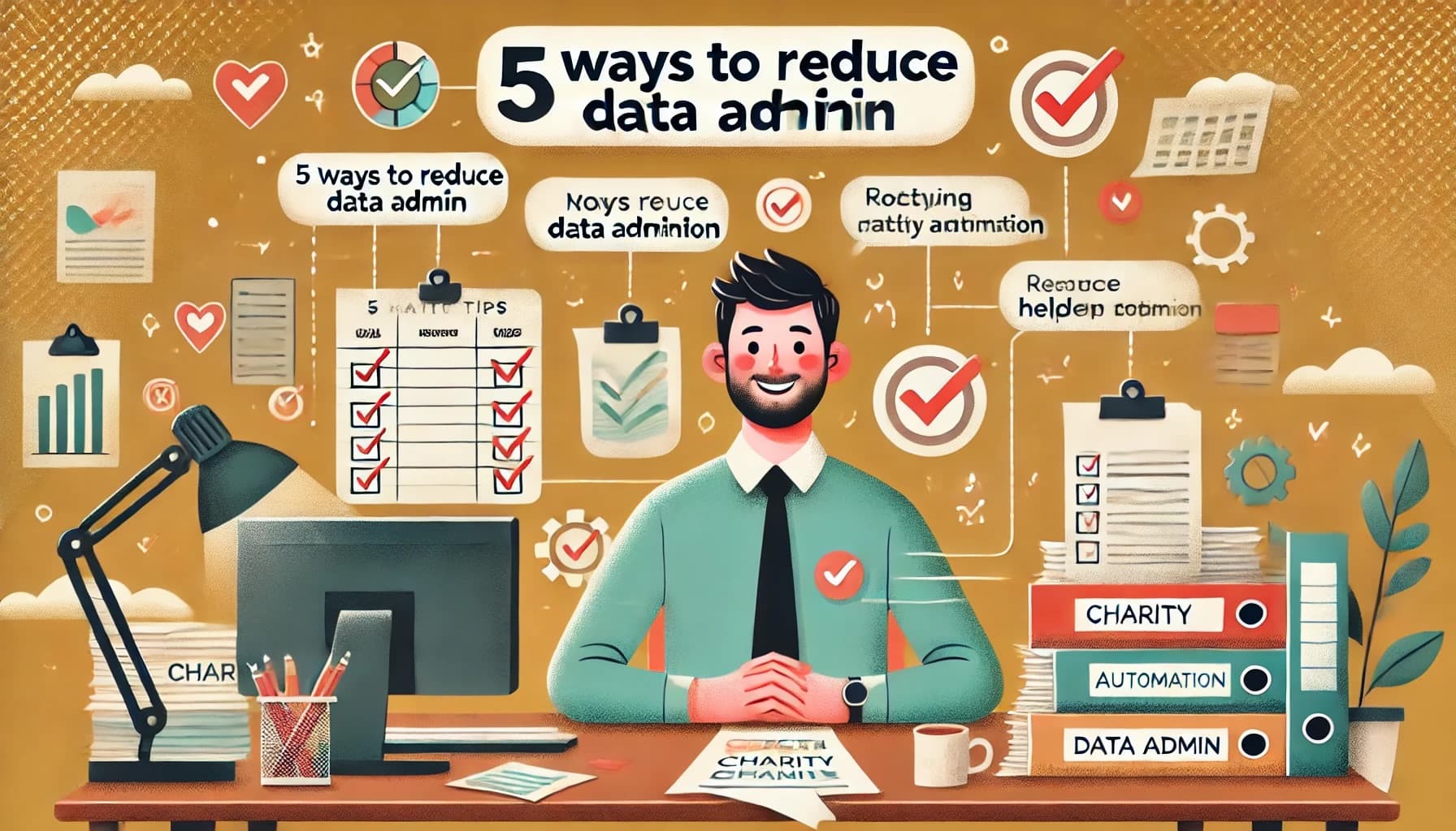 5 ways to reduce your time on data admin in charities