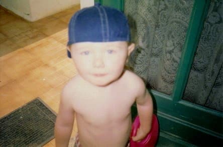 Sean Donnelly as a child